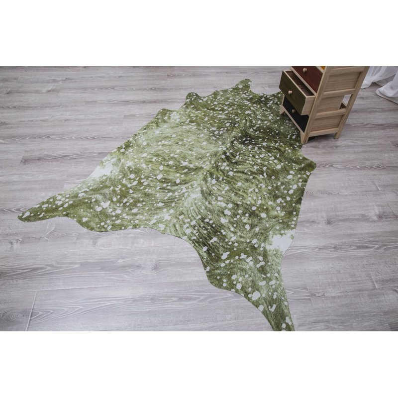 Tapis vert / blanc Robb
