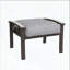 Ensemble de 2 repose-pieds en métal toutes saisons avec coussins gris (structure kaki)-1561653517-1561653518