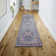 Sarok Ornate Medallion Machine-Washable Blue/Cream Rug