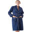 Peignoir mi-mollet en coton avec poches-74493689-74493686