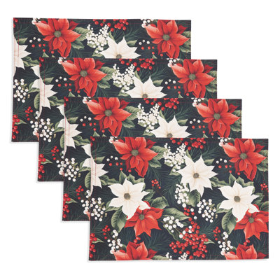 Napperon Winter Bloom (ensemble de 4)