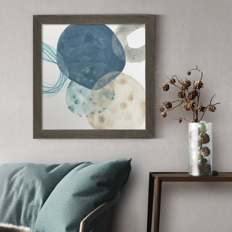 "Enceret IV", reproduction d’art sur toile encadrée, H 35,5 po x l 35,5 po x P 1,5 po, Encadré gris