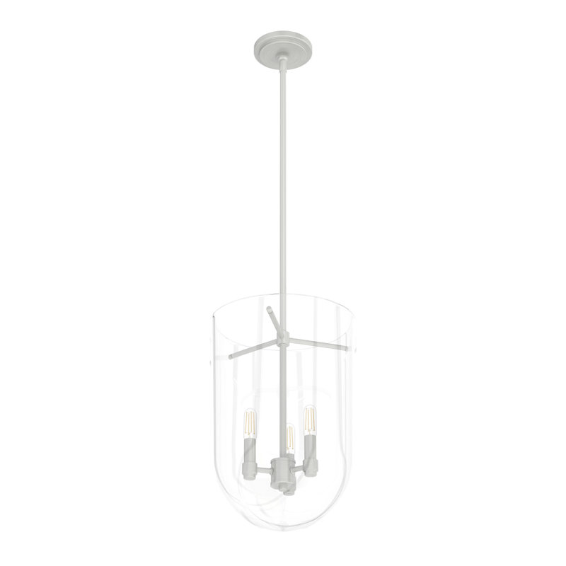 Sacha 3 - Light Urn Pendant, Brushed Nickel