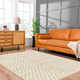 Addy Handmade Brown, Ivory Rug