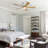 52 Inch Modern Ceiling Fan With 22W LED Light And Remote Control 5 ABS Blades For Living Room-2141179056