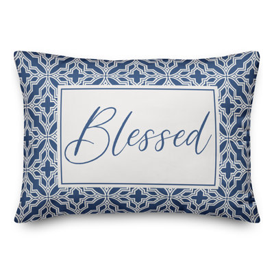 Housse de coussin rectangulaire d'extérieur Blfo Quatrefoils