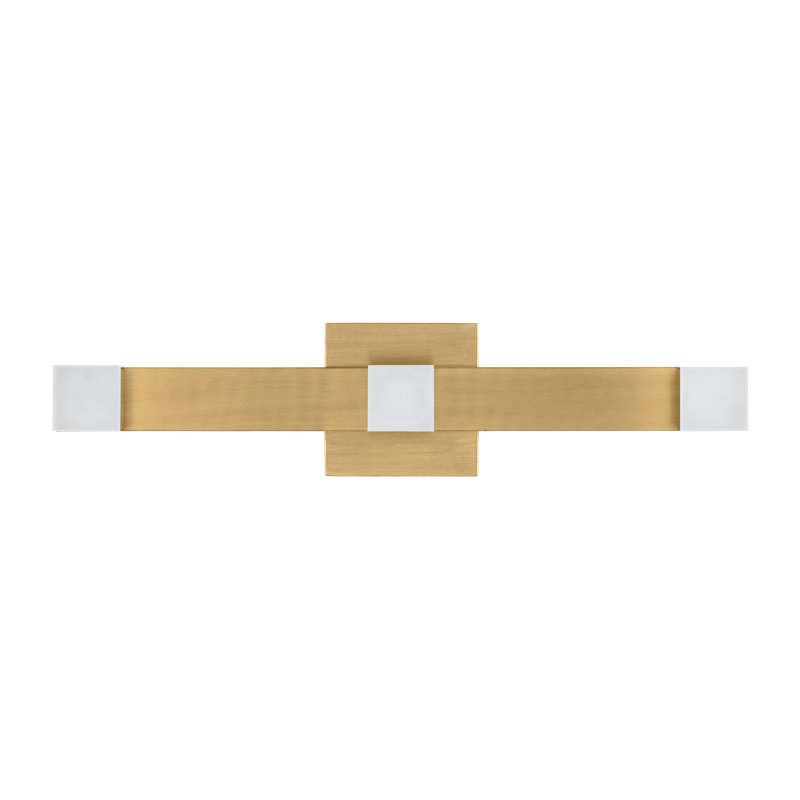 Brander Large Vanity, Satin Brass