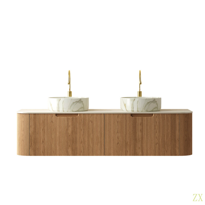 Ensemble de meuble-lavabo et de meuble-lavabo Dina, 60"
