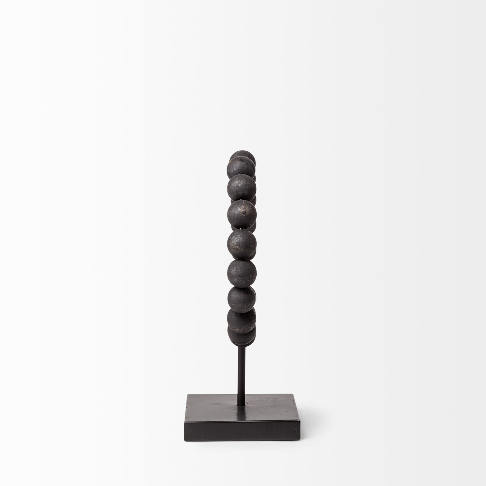 Shira Sculpture, 11.6" H x 9.4" W x 4.5" D, Black