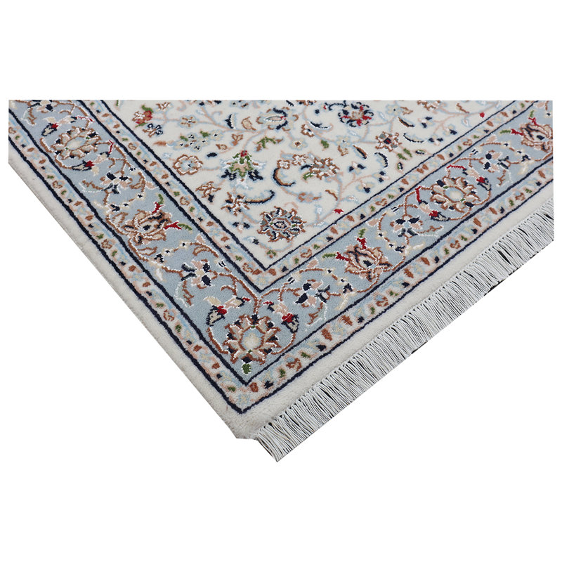 Oriental Area Rug in Ivory, Runner 2'6" x 12'