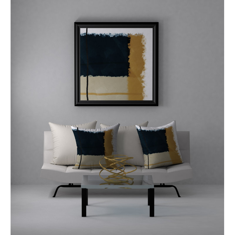 Housse de coussin carrée à entretien incandescent, 24 po x 24 po