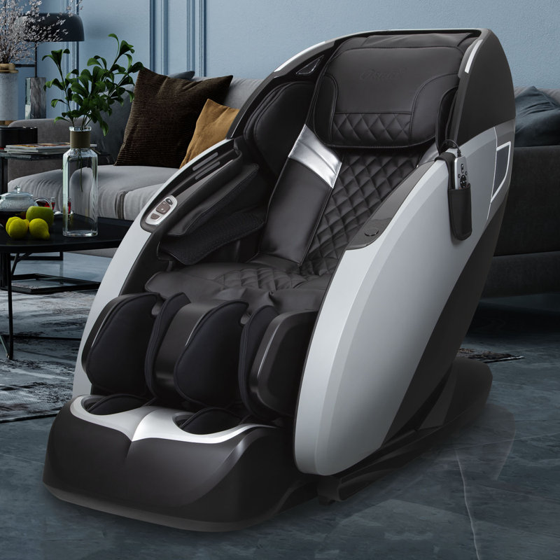 Fauteuil de massage 3D OS-Pro OS-Pro, True3D, SL-Track, Zero Gravity, extension automatique du repose-pieds, roulettes doubles et Bluetooth pour malaxer les mollets
