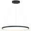 Luminaire suspendu à double tension 31,5 po Boyu - noir mat-70358313-70358314