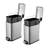 Qualiazero 1.3 Gallon Stainless Steel Slim Step On Bathroom Trash Can-87954553