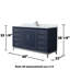 Ensemble de meuble-lavabo simple 60 po Marlena-79721569-79721570