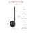 Modern Linear Integrated LED Matte Black Vanity Light,3000K Warm Light Damp Rated for Bathroom, Hallway, Entryway-635133995