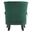 Tamworth 73Cm Wide  Velvet Channel Occasional Armchair Wingback Chair-1905514532