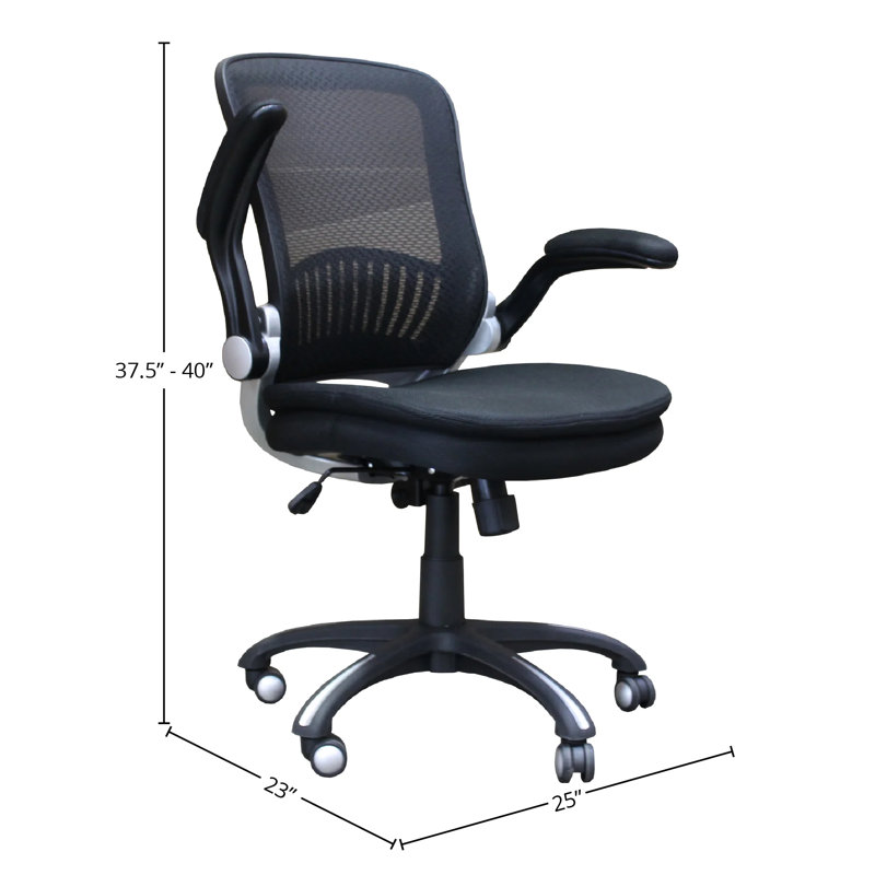 Balanchine Mesh Office Chair, Black