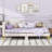 Versatile Upholstered Twin Size Daybed With Headboard And Armrest-1002750348