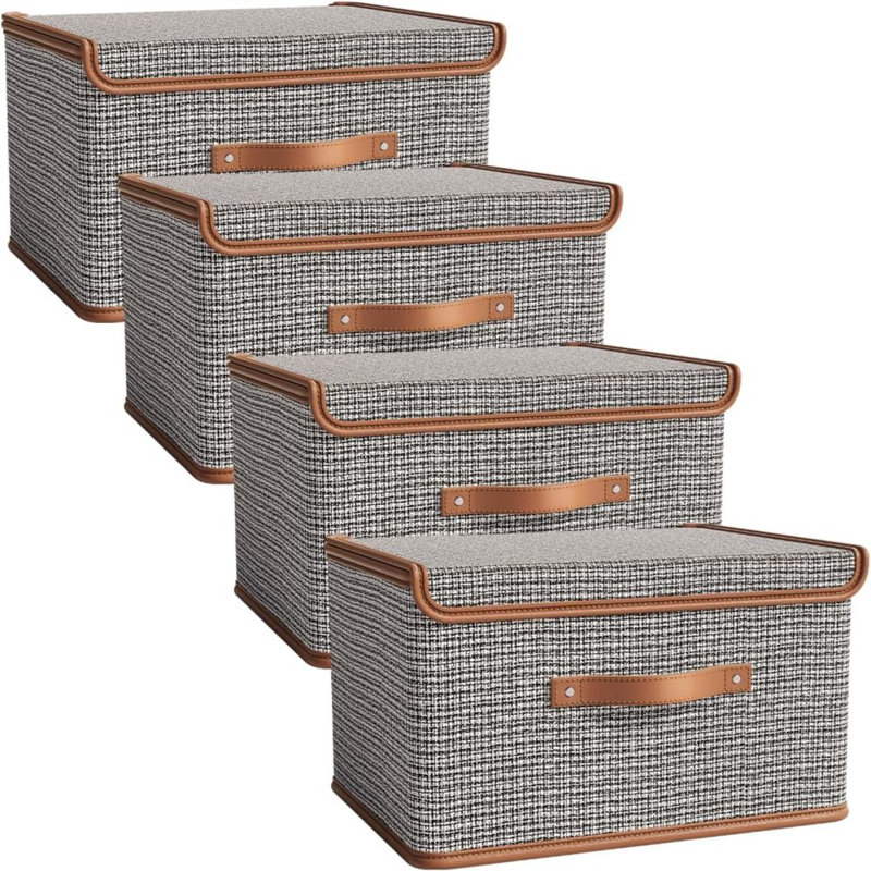 Boîte de rangement pliable 4Pcs Home