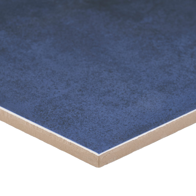 Géode 7,87 po X 7,87 po Carreau de plancher et de mur en porcelaine matte (10,76 pieds carrés / caisse), Bleu