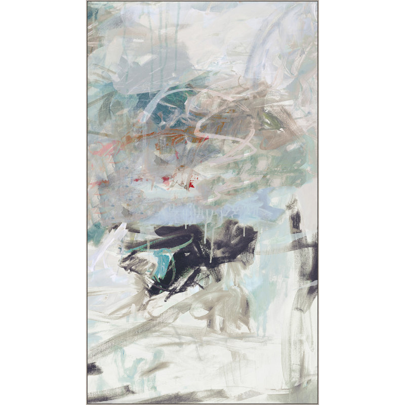 «I Never Promises You A Rose Garden 2», peinture sur toile à cadre flottant