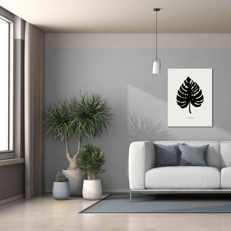 "Palmier ébène II" par Cindy Jacobs, H 34 po x l 26 po x P 1,5 po