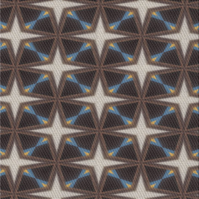 Tapis décoratif brune Saltz