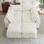 Canapé d'angle infonuagique pour salon, canapé-lit en forme de U avec pouf-475065863