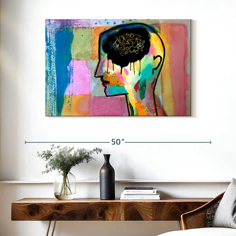 Leisha Chaos In My Brain, H 26 po x l 39 po