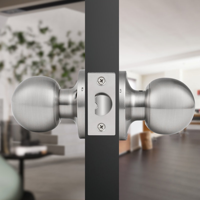 2.1'' Diameter Passage (Hall & Closet), Brushed Nickel
