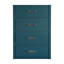 Commode 4 tiroirs bleu sarcelle-1604888149
