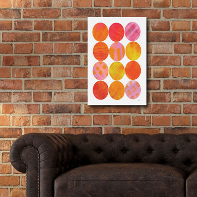 «Kitchen Garden Dots 1» par Melissa Averinos, art mural en verre acrylique