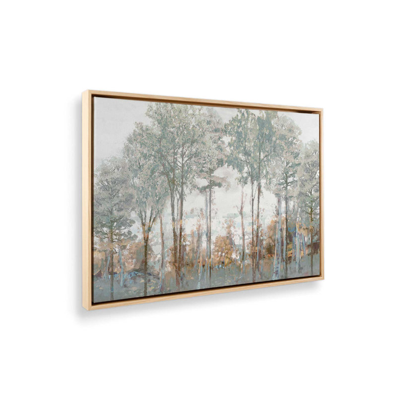 Silver Woods by Amber Sterling Art Print, Framed Canvas, Tan, 32 W x 24 H