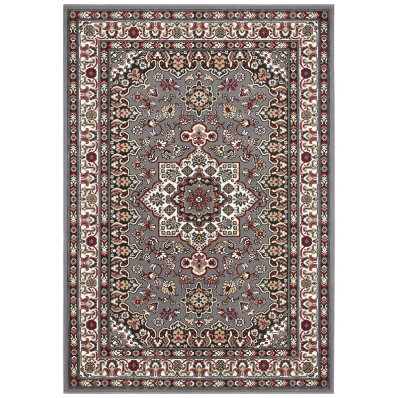Parun Täbriz Tufted Grey Rug, Rectangle 160 x 230cm