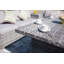 Ensemble de conversation en osier / rotin pour 8 personnes avec coussins