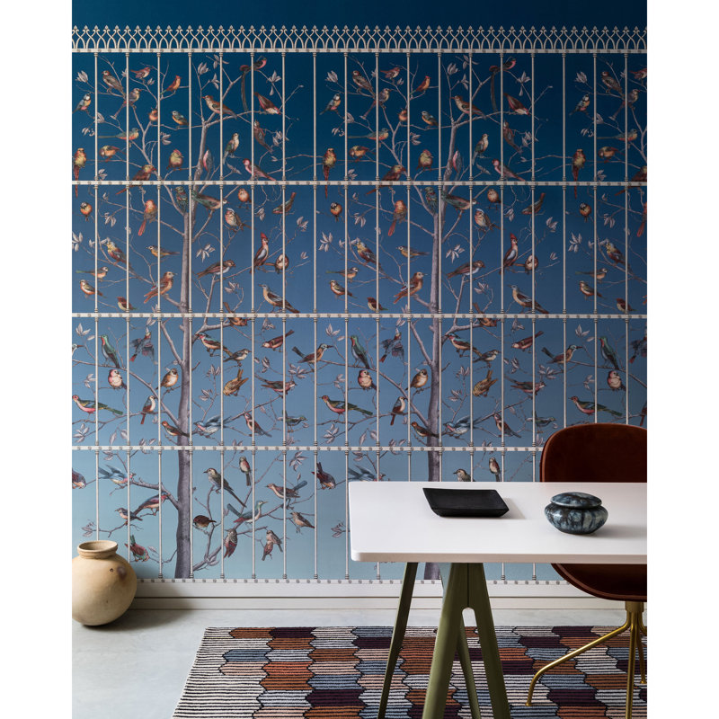 Fornasetti Wallpaper Roll, Hyacinth