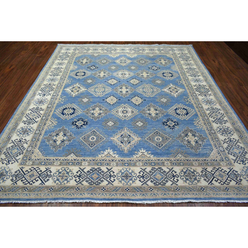 Transitional Hand Knotted Wool Oriental Area Rug