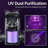 POMORON 4-In-1 Air Purifiers For Home, Air Ionizer Negative Ion Generator, Efficient HEPA Filter, UV, Remove 99.97% Particles Such As Pollen Smoke Pet Dander Air Cleaner For Bedroom, MJ002H,-106265669