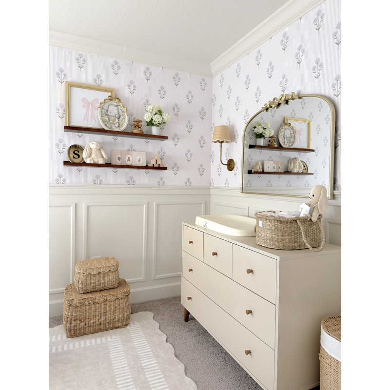 Austin 5-drawer Dresser, White/natural, White/Natural