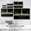 Toile tendue avec galerie Golden Chandelier-1784626271