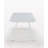 Malibu Rectangular Metal Extendable Outdoor Dining Table , 94'' in. W 35'' in. D