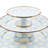 Sky Check Small Pedestal Platter