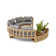 Circular Modular Outdoor 5 - Piece Teak Conversation Set