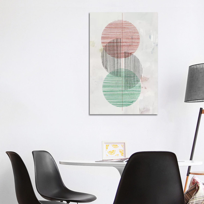 Dialogue 1 Piece Wrapped Canvas Wall Art, 101.6 cm H x 66.04 cm W