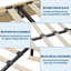 Structure de lit plateforme en bois, support de lattes en bois, aucun sommier requis, assemblage facile, conception silencieuse, espace de rangement sous le lit-909118240-909118241