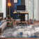 Pownal Abstract Performance Blue/Ivory/Gray Rug