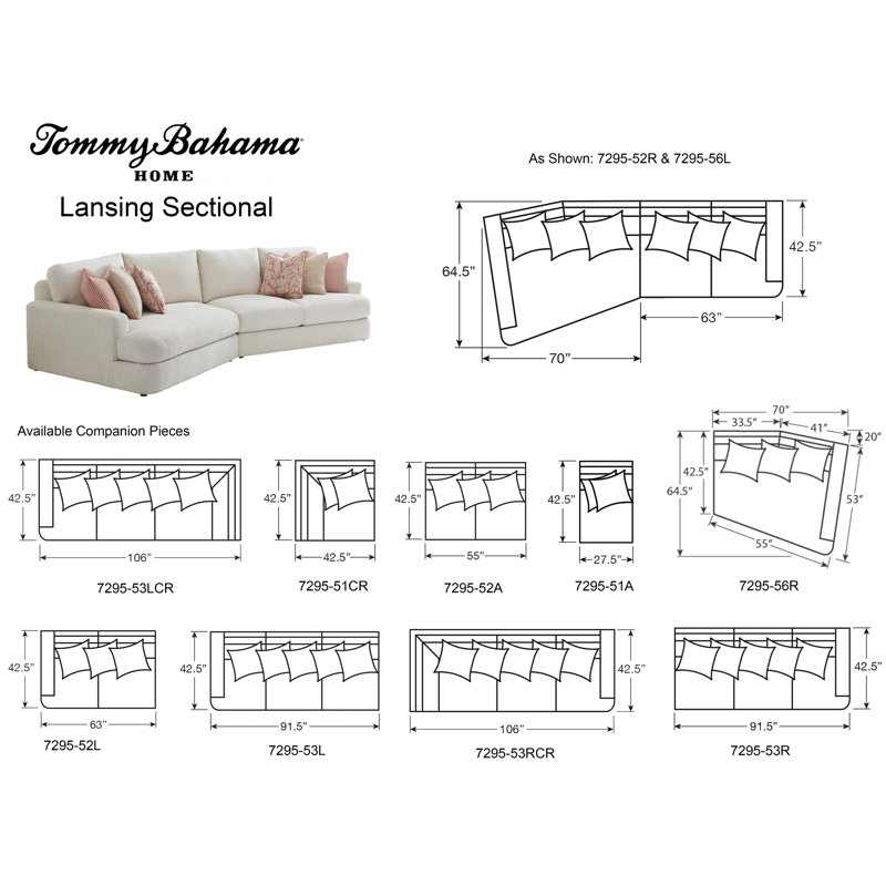 White Linen Two-Piece Corner Sectional Sofa