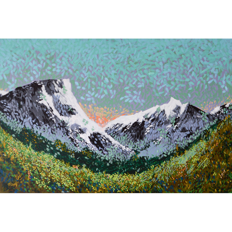 Over The Summit Painting by Sie Douglas-Fish