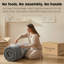 High-Resilience Foam Corduroy 2-Seater Art Sofa with Oversized Arms and Deep Supportive Backrest